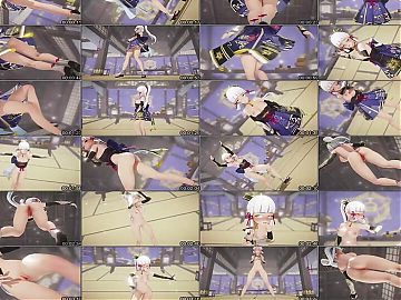 Genshin Impact - Big Ass Kamisato Ayaka - Sexy Dance   Ass Camera Angle (3D HENTAI)