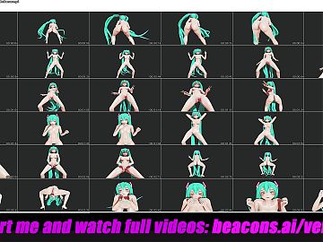 Hatsune Miku - Sexy Nude Dance (3D HENTAI)