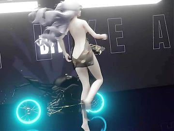 Sexy Anime Girl Dancing   Gradual Undressing (3D HENTAI)