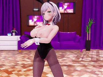 Cute Captain In Sexy Bunny Suit (3D Hentai)