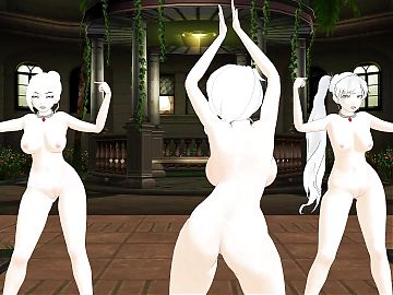 RWBY - 3 Girls Full Nude Dancing   Sex (3D HENTAI)