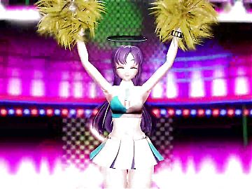 Chia Yuuka - Sexy Cheerleaders Dance (3D HENTAI)