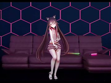 Hu Tao - Sexy Schoolgirl Uniform Dancing (3D Hentai)